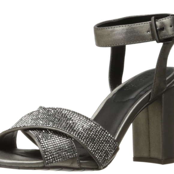 Kenneth Cole Reaction Shoes - KWOB Kenneth Cole REACTION Crash 3.5 in. jeweled X-band toe strap dress sandal